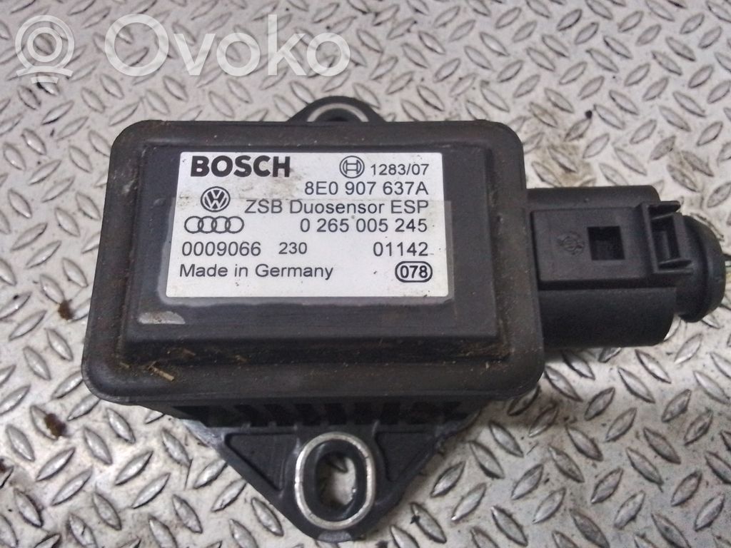 Audi A4 S4 B6 8E 8H Sensore di imbardata accelerazione ESP