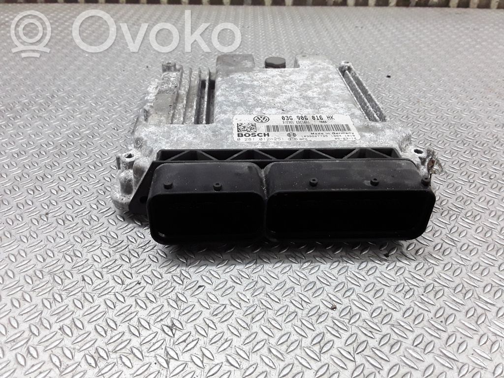 Unitate/modul de control motor   03G906016HK,0281012251