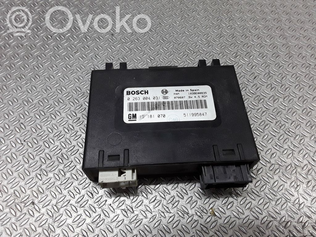 Opel Zafira B Unitate/modul de comandă parcare PDC