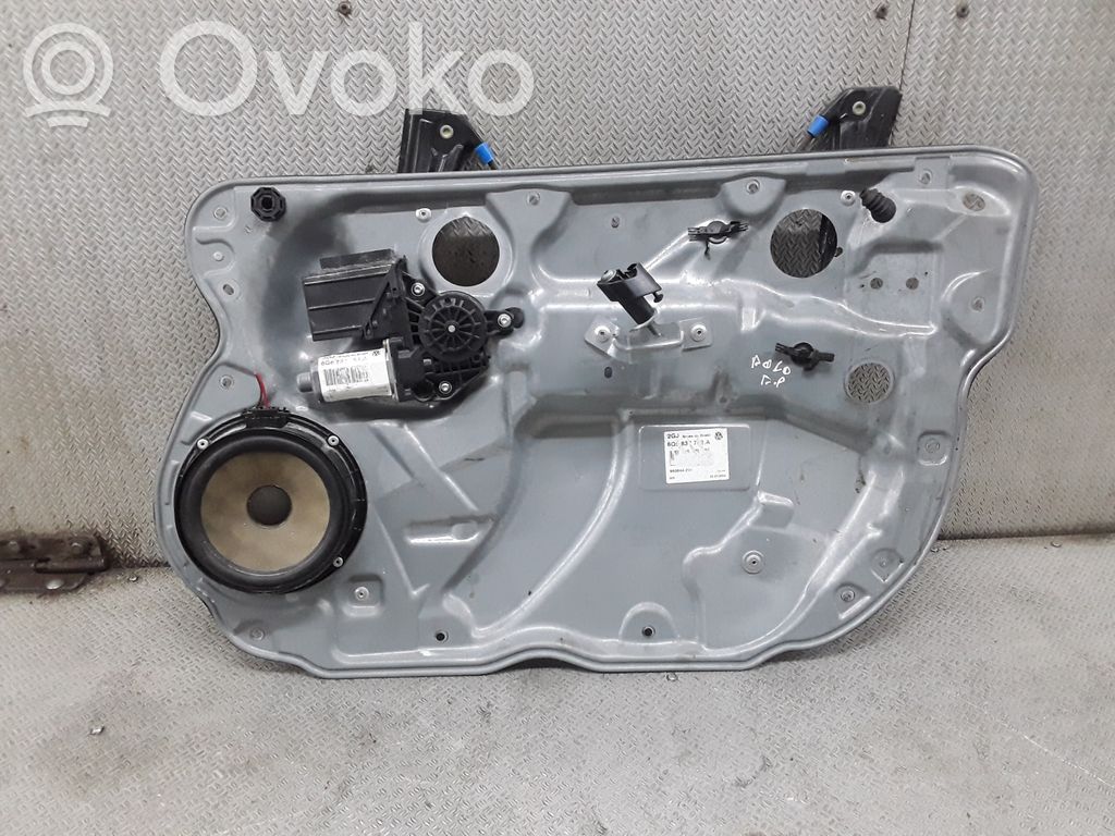 Volkswagen Polo IV 9N3 Macara ușă față cu motor 