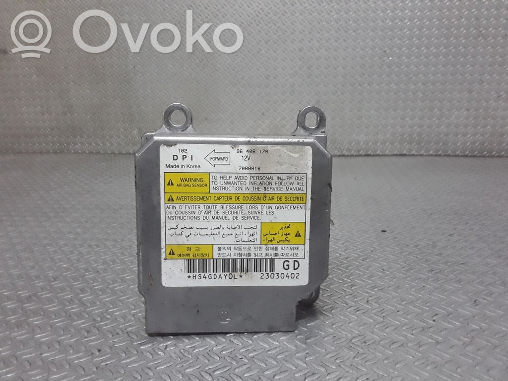 Chevrolet Kalos Airbag control unit/module 