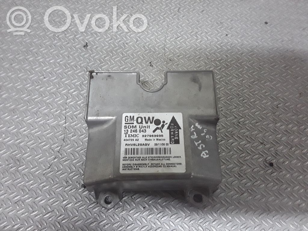 Opel Astra H Airbag control unit/module 