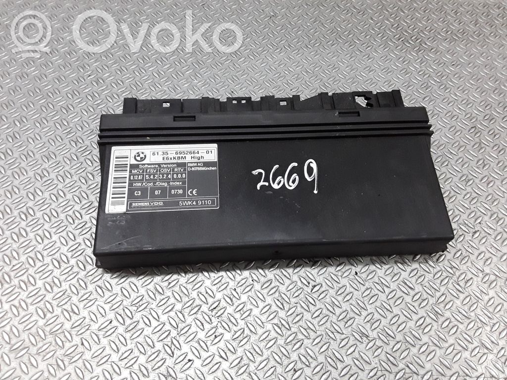 BMW 5 E60 E61 Komforto modulis 