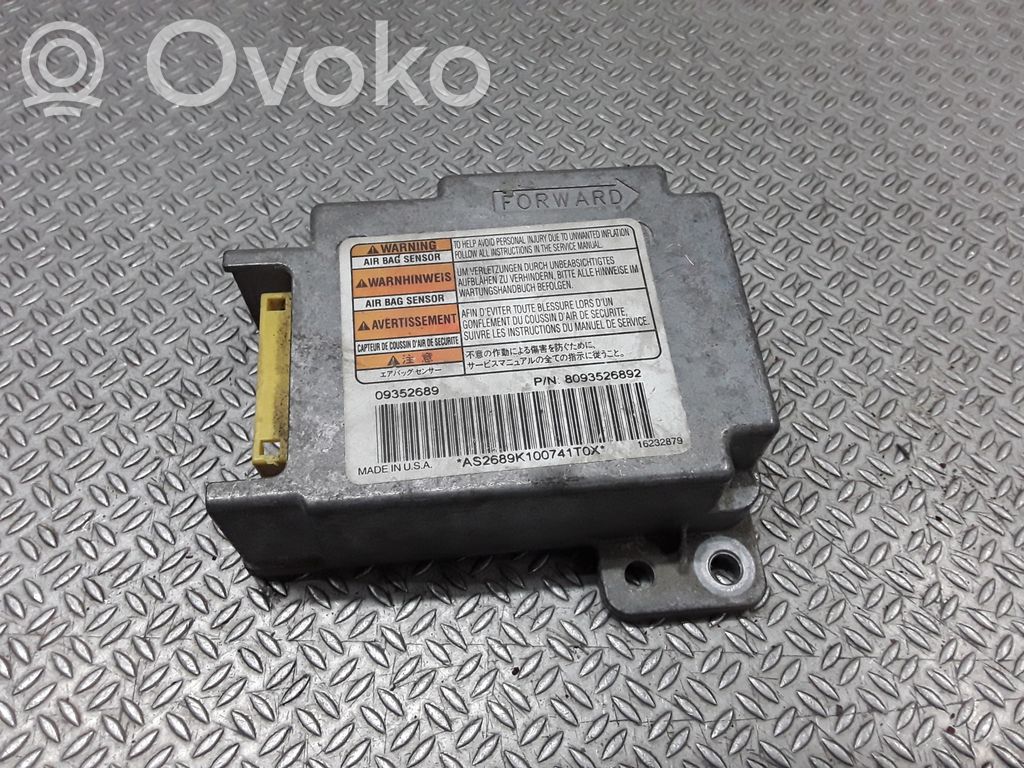 Airbag control unit/module   09352689