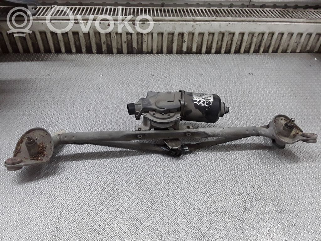 Toyota Avensis T250 Mechanizm i silniczek wycieraczek szyby przedniej / czołowej
