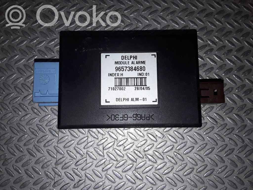 Hälytyksen ohjainlaite/moduuli   9657384680