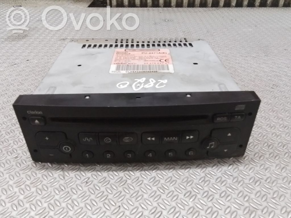 Peugeot 307 Panel / Radioodtwarzacz CD/DVD/GPS 
