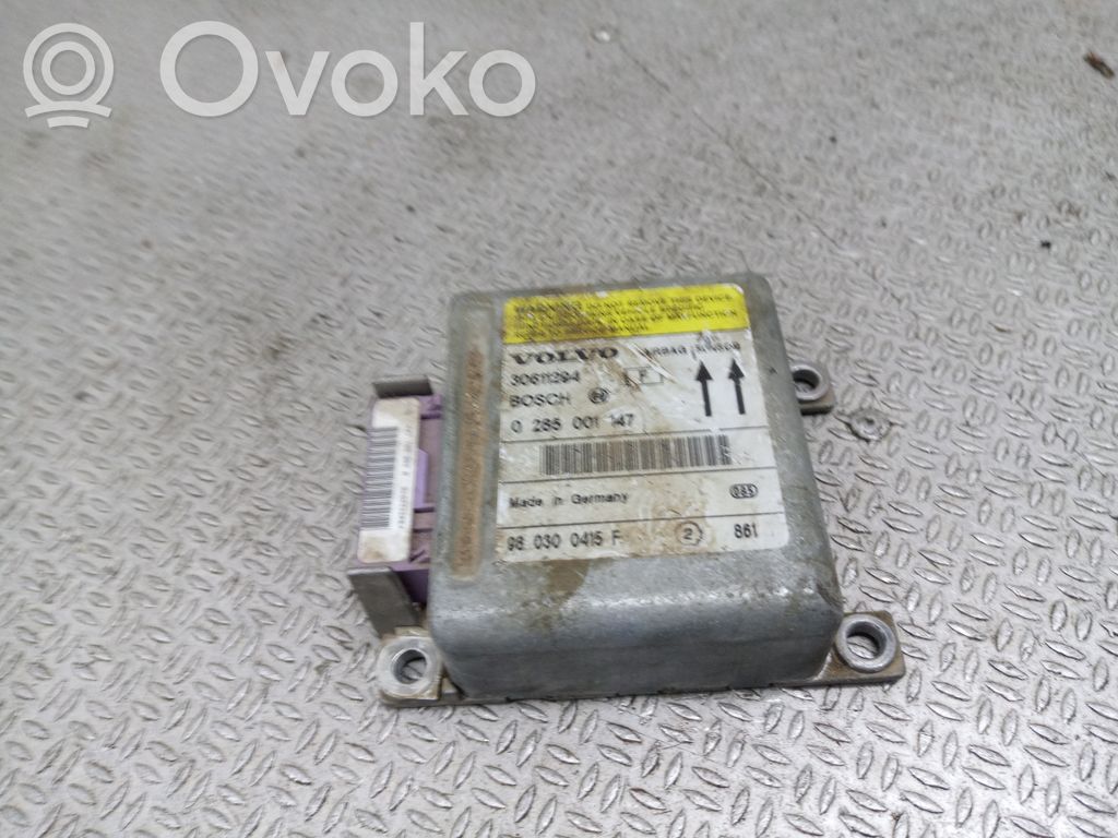 Volvo S40, V40 Airbag control unit/module 