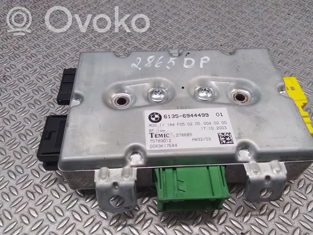 BMW 5 E60 E61 Unidad de control/módulo del Airbag 