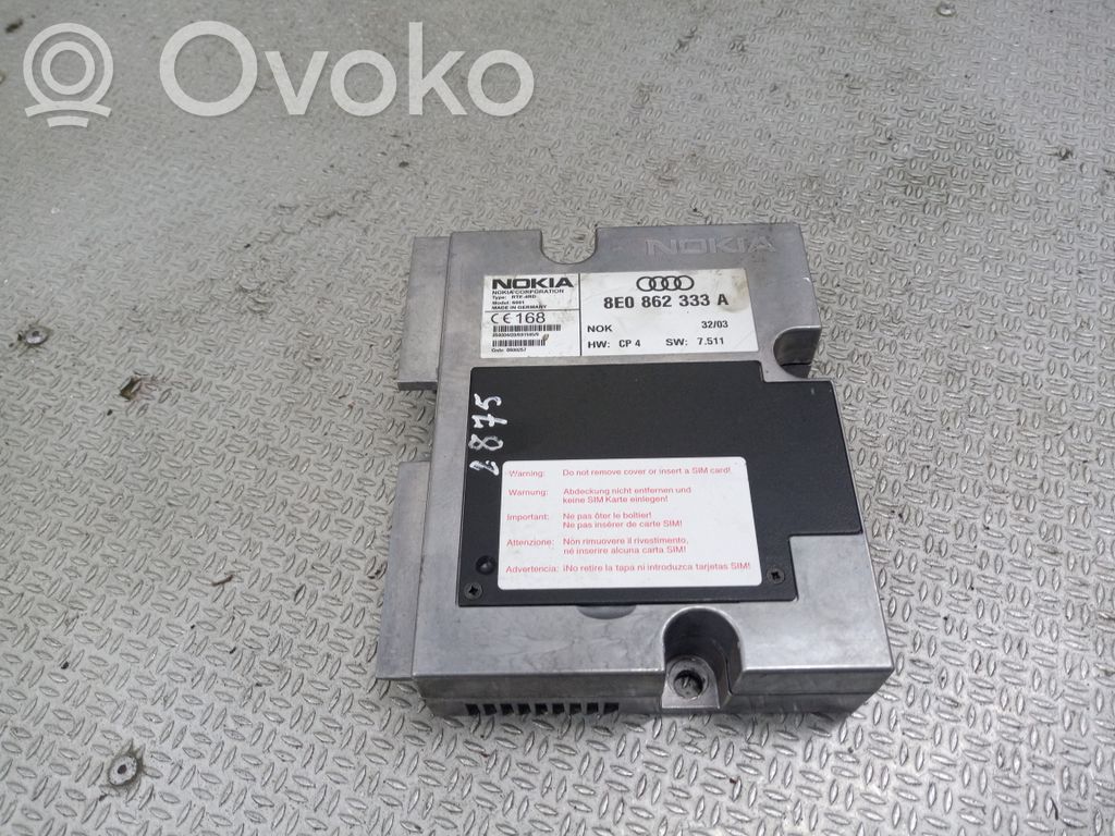 Unité de commande, module téléphone   8E0862333A