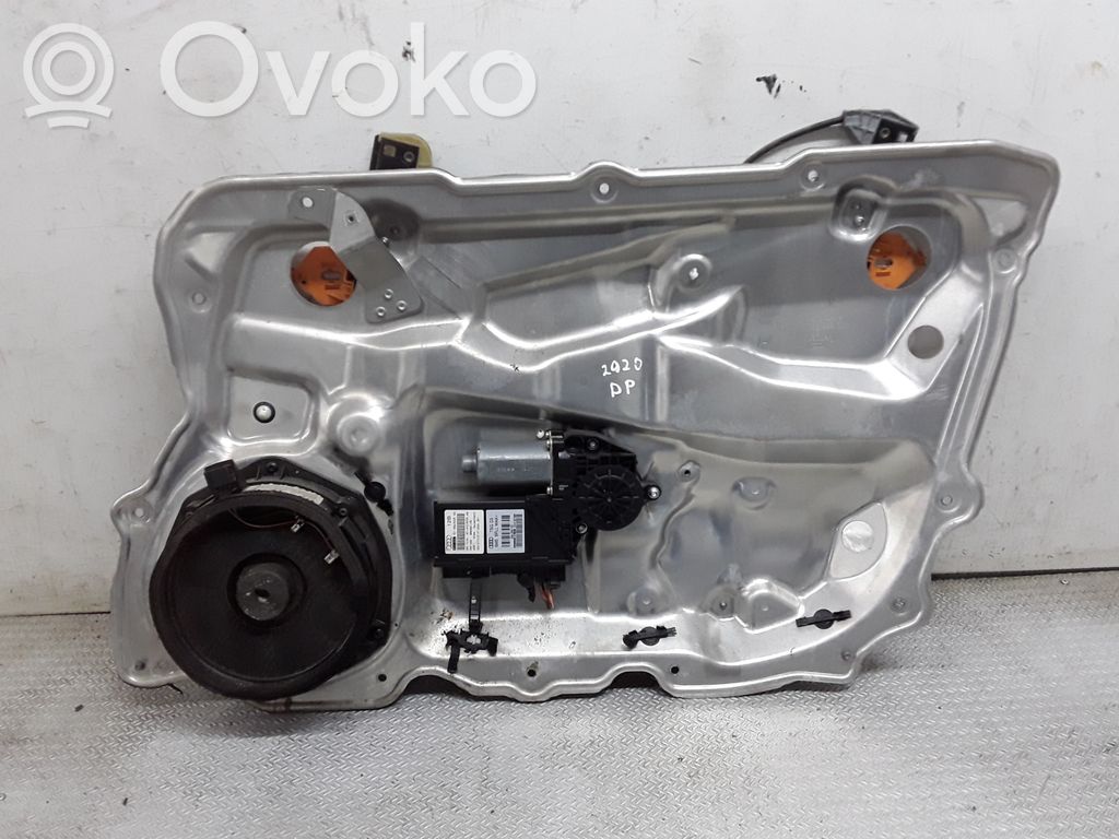 Regulador de puerta delantera con motor   4E0837850