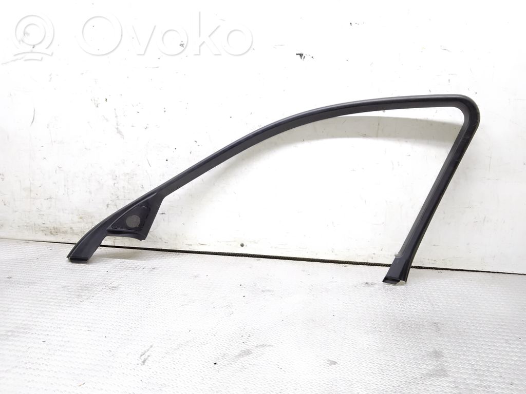 BMW 5 E60 E61 Rivestimento modanatura del vetro della portiera anteriore 