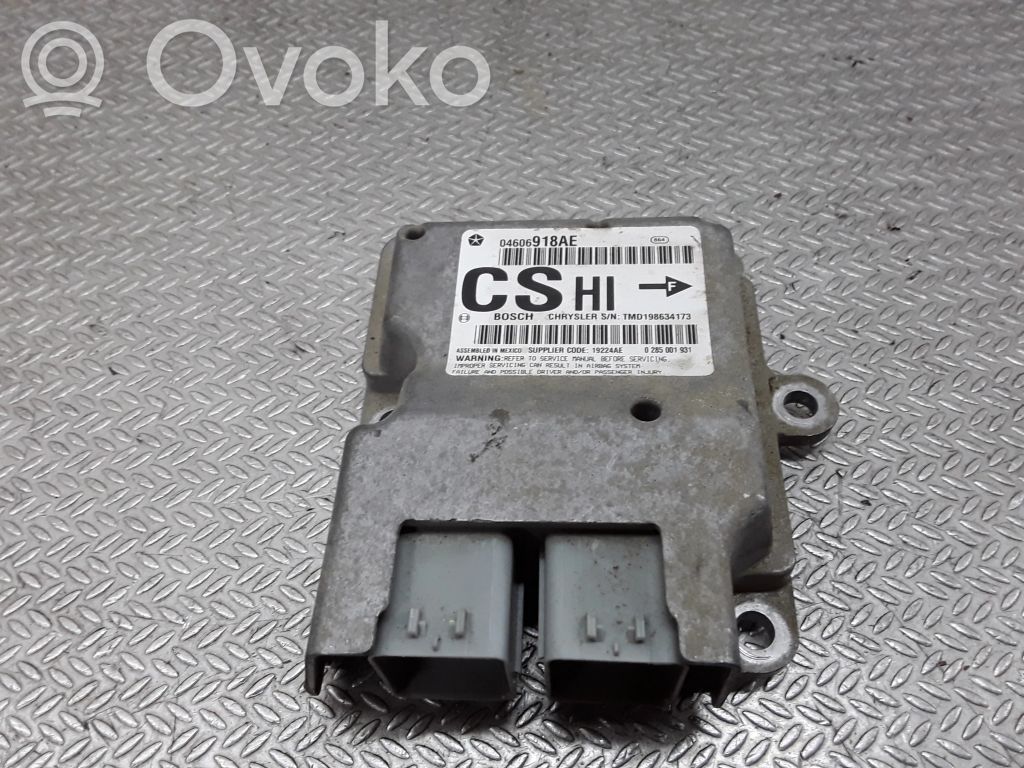 Chrysler Pacifica Unidad de control/módulo del Airbag 