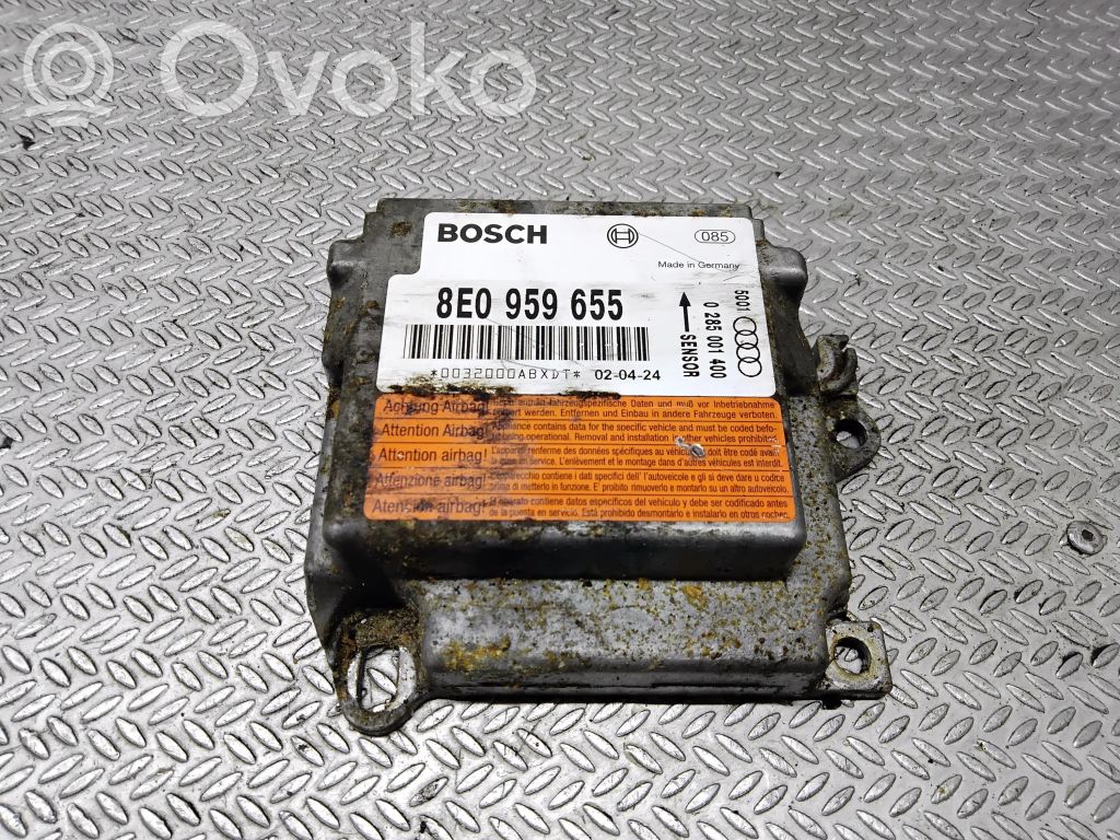Module de contrôle airbag   8E0959655,0285001400