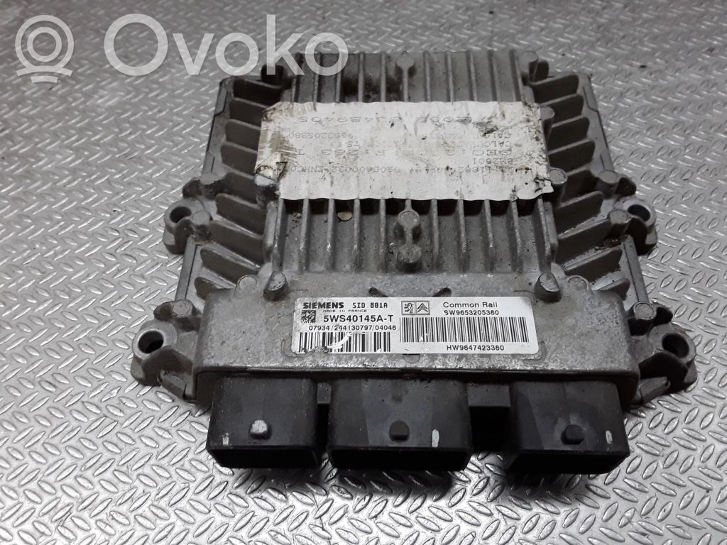 Peugeot 307 Engine control unit/module 