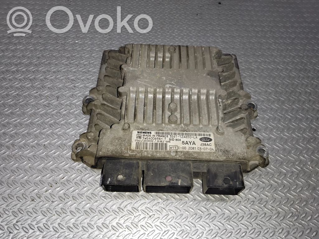 Engine control unit/module   3S6112A650LA,5WS40069A