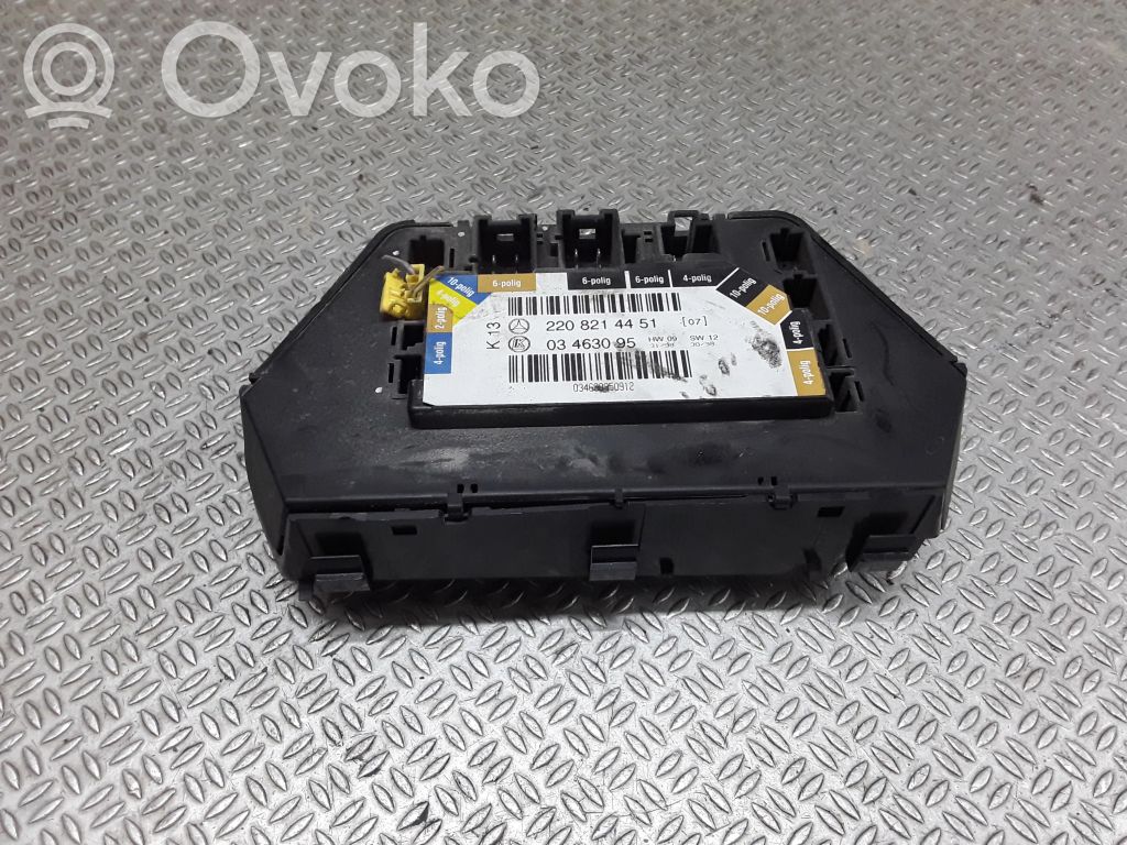 Mercedes-Benz S W220 Module de commande de siège 