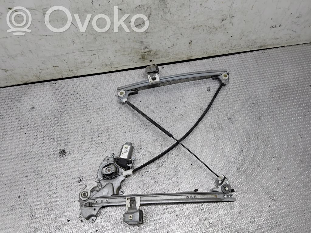 Front door window regulator with motor   400684
