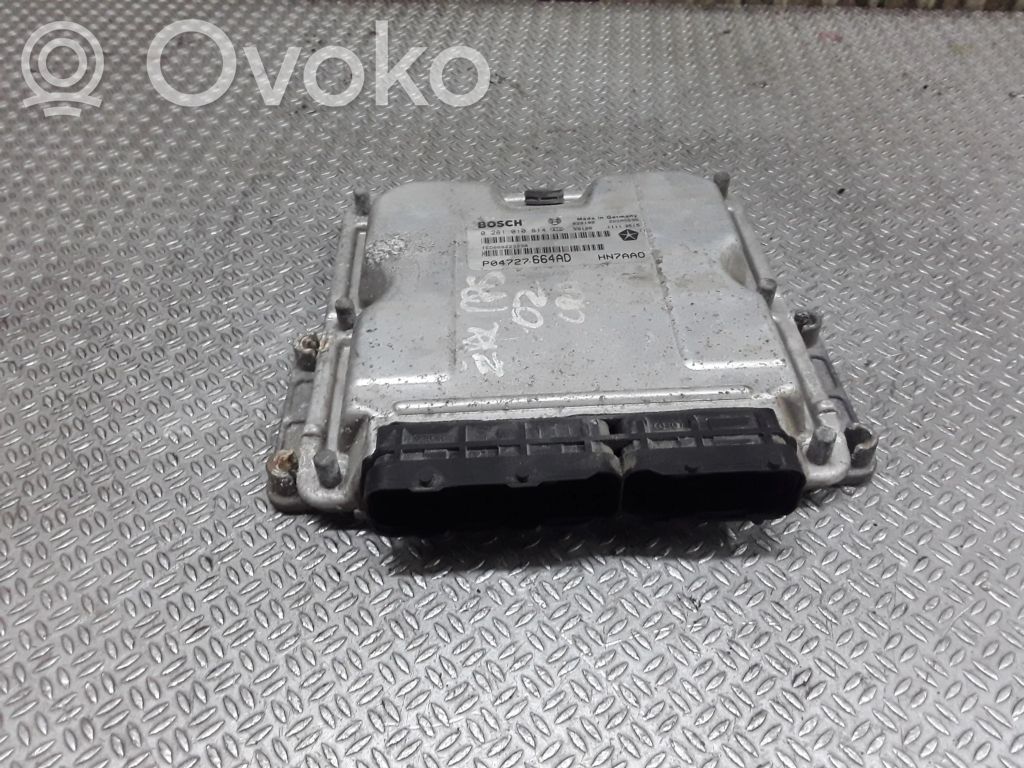 Engine control unit/module   0281010814,P04727664AD