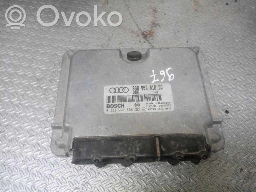 Unidad de control/módulo del motor   038906018DG,0281001808