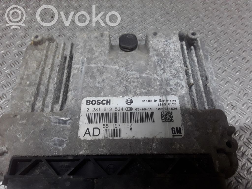 Engine control unit/module   55197150,0281012534