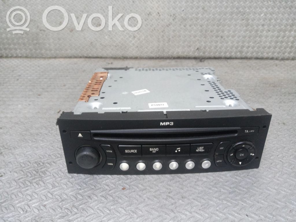 Radio/CD/DVD/GPS-pääyksikkö   96643698XT01