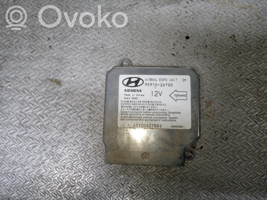 Airbag control unit/module   9591026700,5WK43045