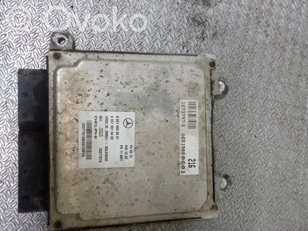 Unitate/modul de control motor   A6519000601