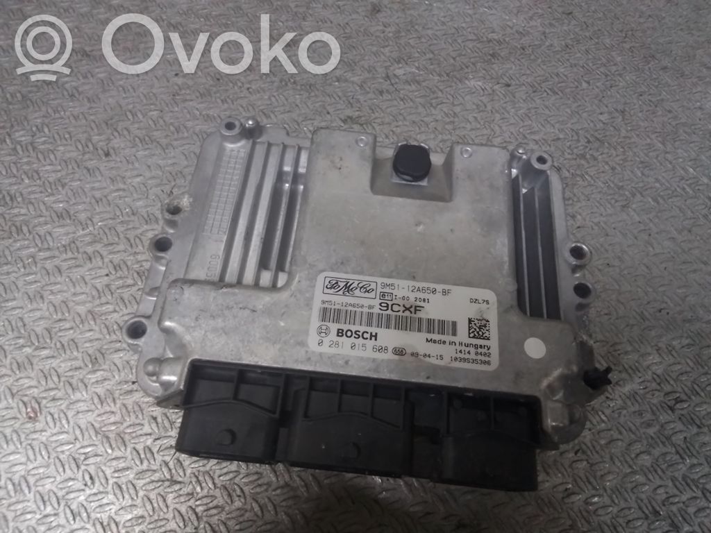 Блок управления двигателя   9M5112A650BF,0281015608