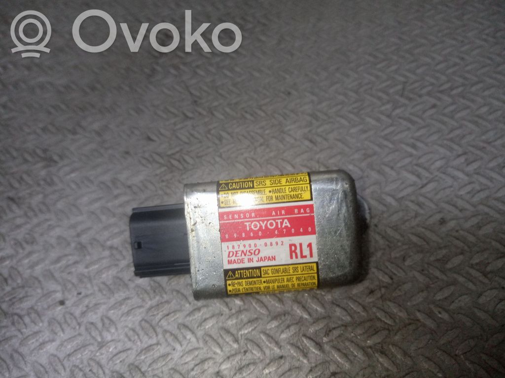 Airbagsensor Crashsensor Drucksensor   8986047040,1879000892