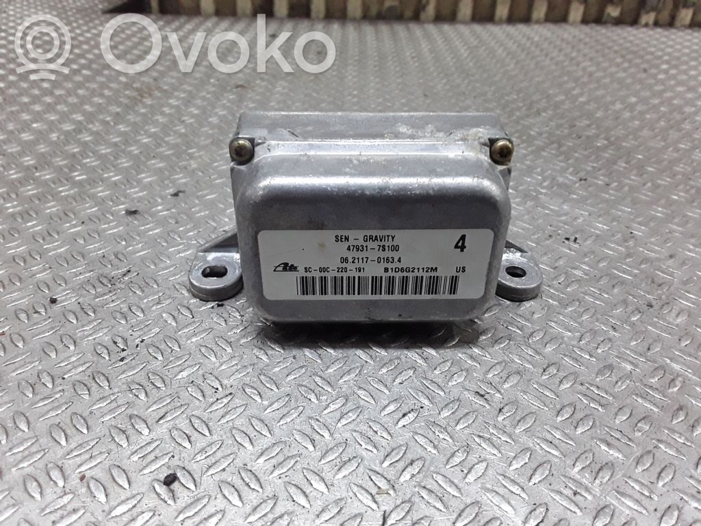 Infiniti FX ESP acceleration yaw rate sensor 