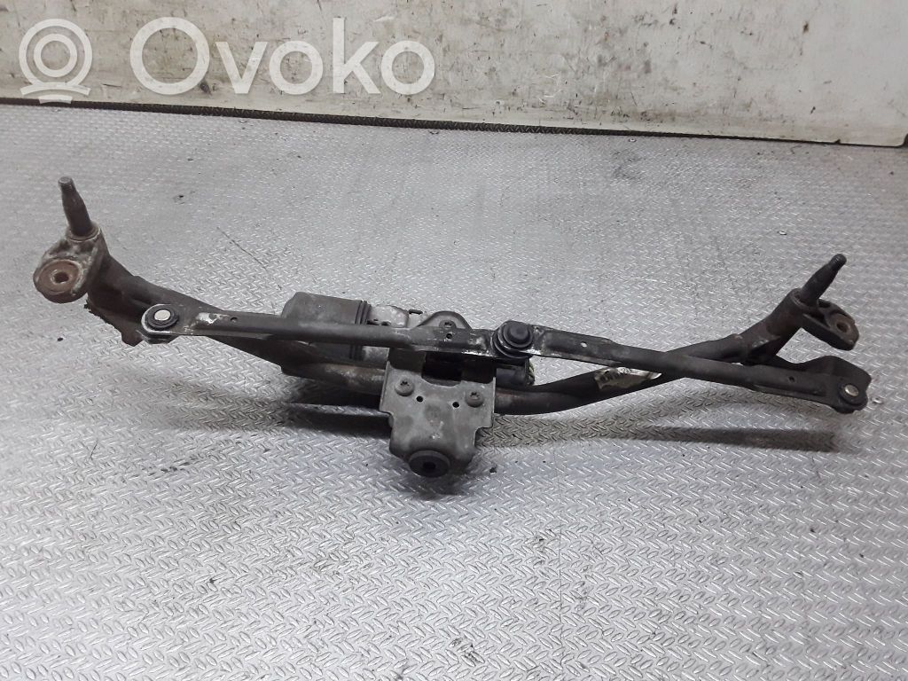 Volkswagen Polo IV 9N3 Tringlerie et moteur d'essuie-glace avant 