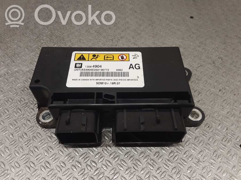 Chevrolet Volt I Airbag control unit/module 