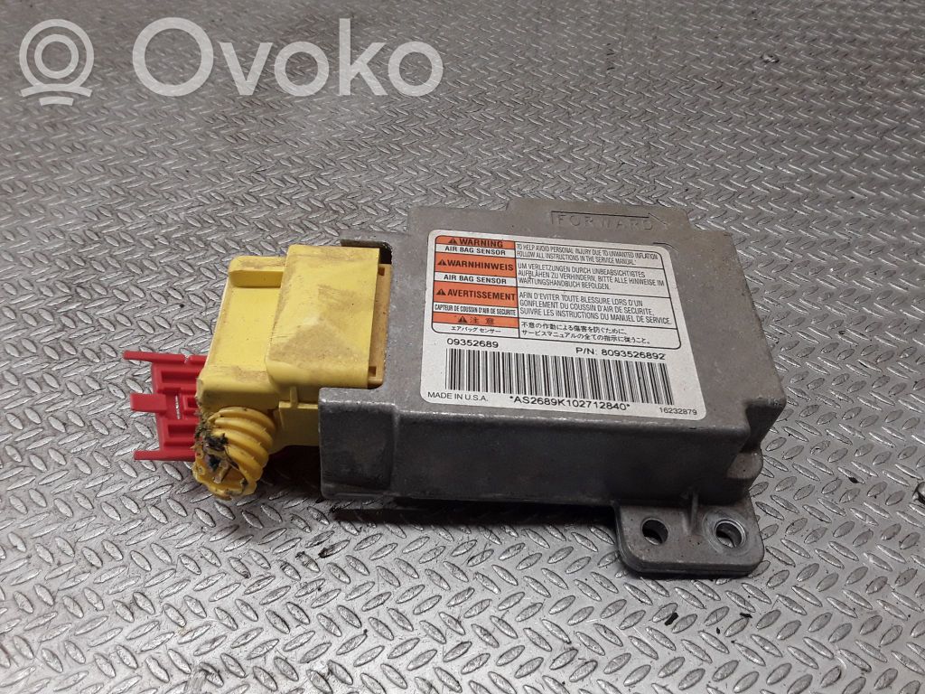 Module de contrôle airbag   8093526892