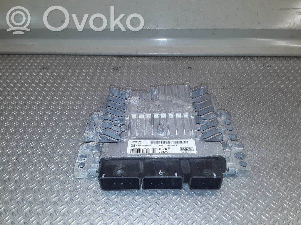 Engine control unit/module   6G9112A650LF,J38AC,5WS40419FT