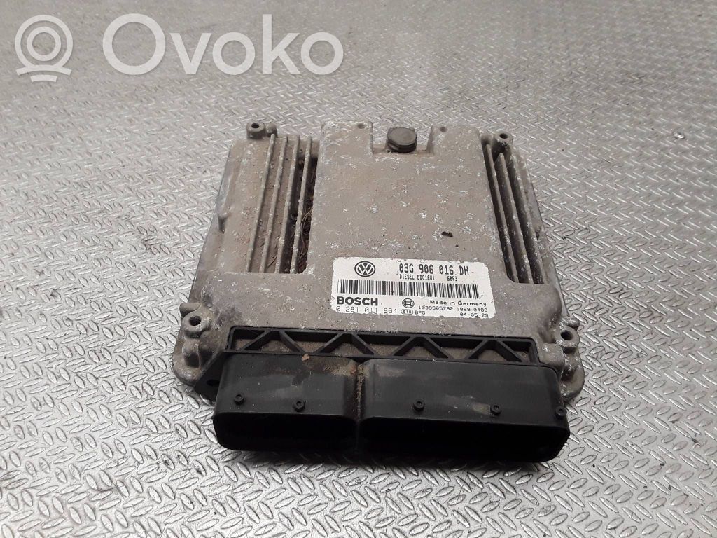 Unidad de control/módulo del motor   03G906016DH,0281011864,1039S05792
