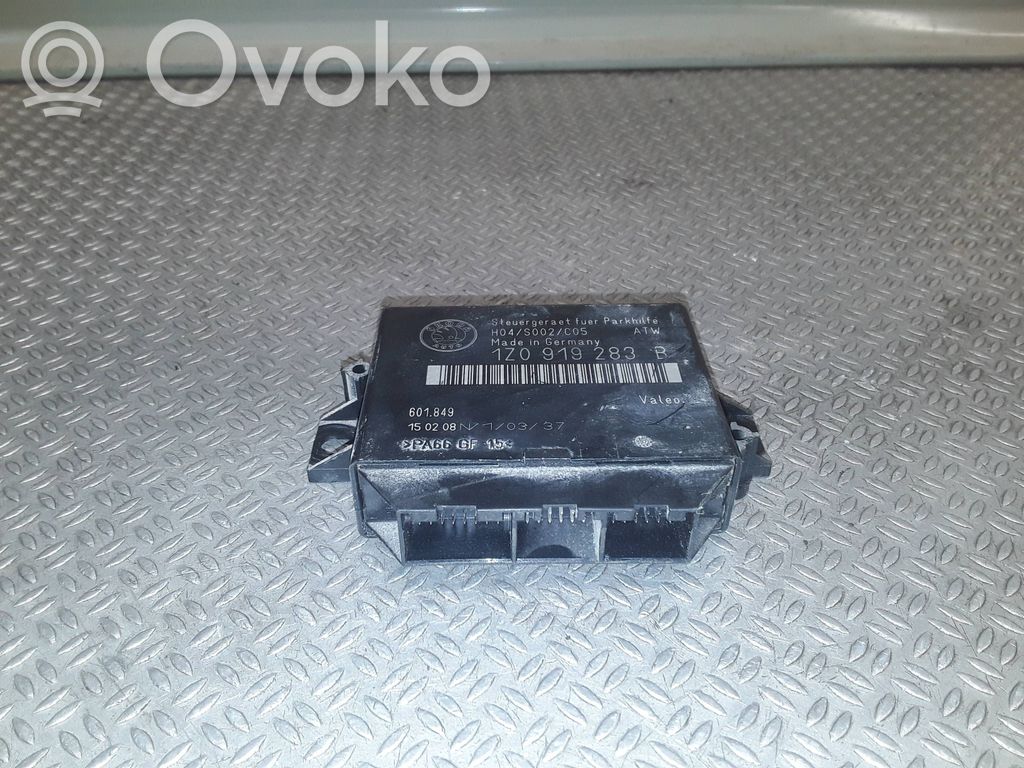 Unidad de control/módulo PDC de aparcamiento   1Z0919283B