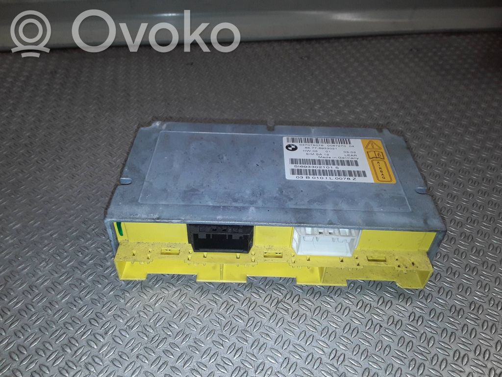 Turvatyynyn ohjainlaite/moduuli   037078076,6933021