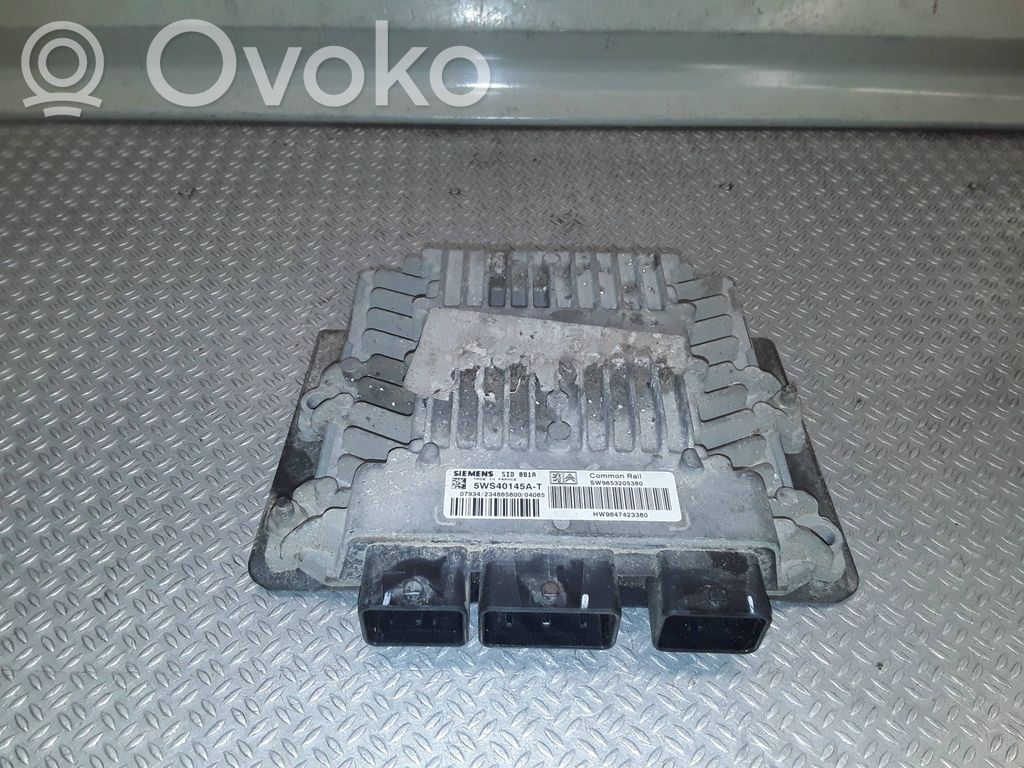 Peugeot 307 Engine control unit/module 