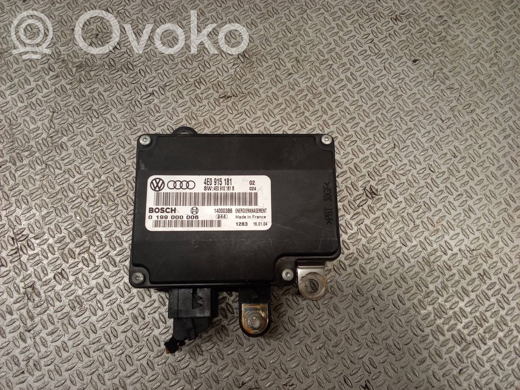 Other control units/modules   4E0915181,4E0910181B