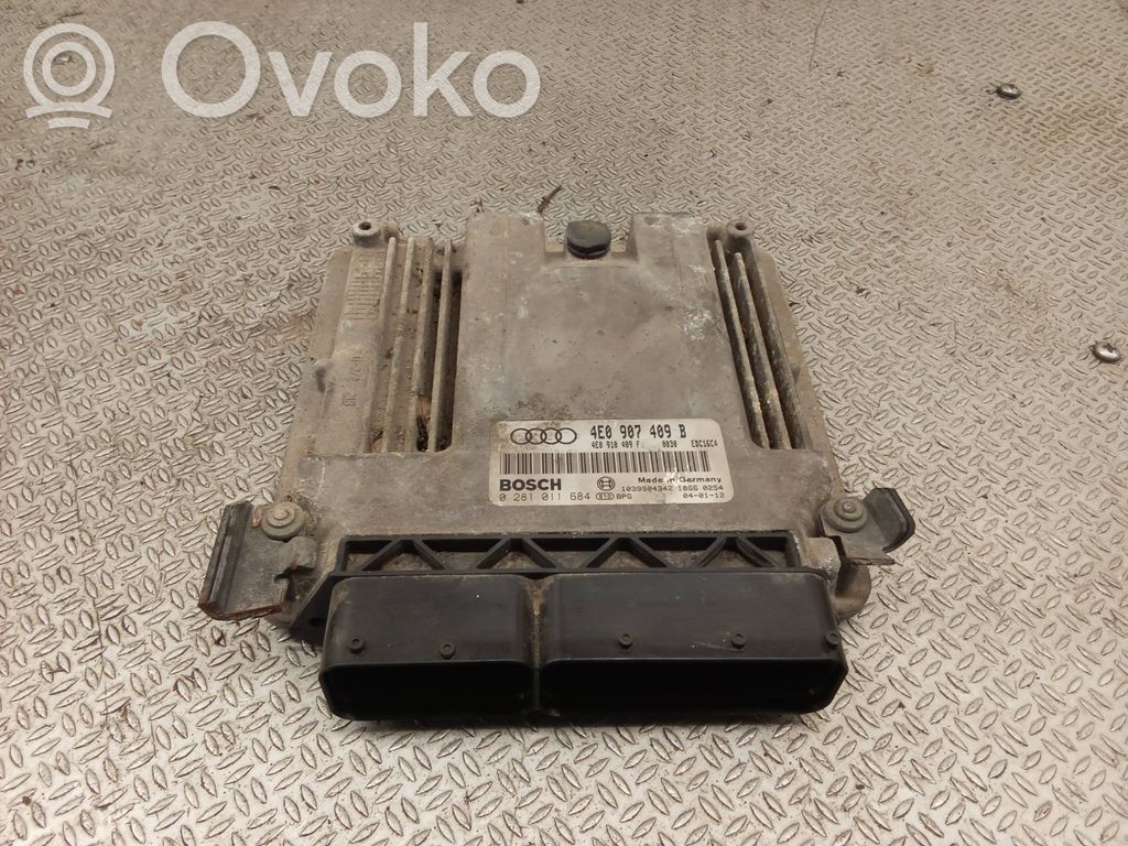 Engine control unit/module   4E0907409B,4E0910409F