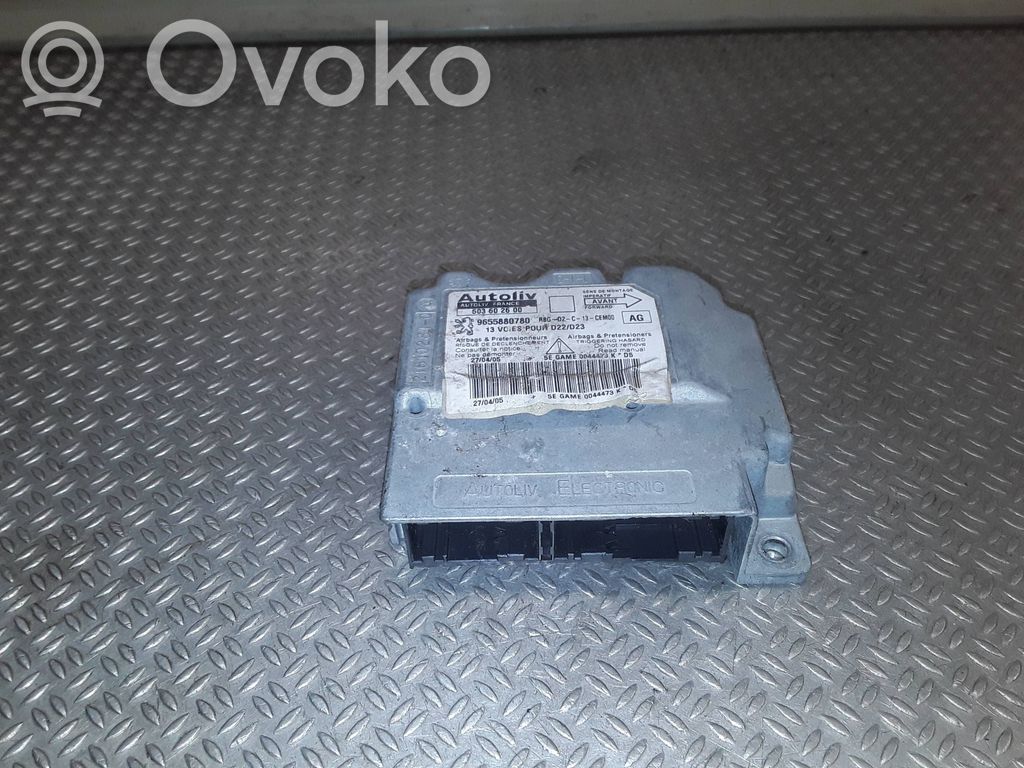 Unidad de control/módulo del Airbag   9655880780