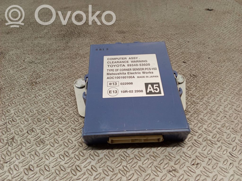 Unité de commande, module PDC aide au stationnement   8934053020