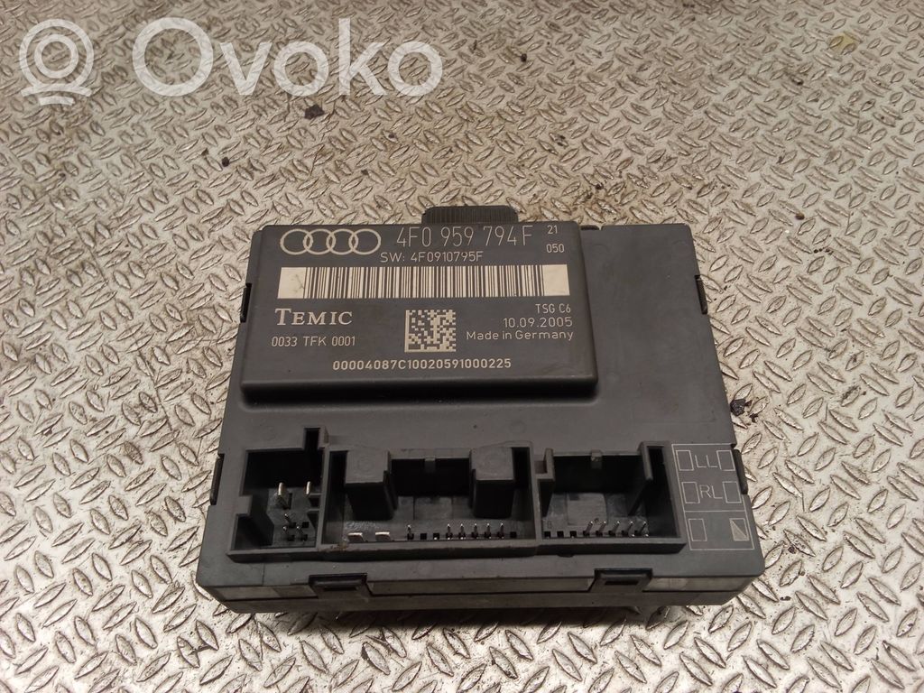 Unité de commande module de porte   4F0959794F,4F0910795F