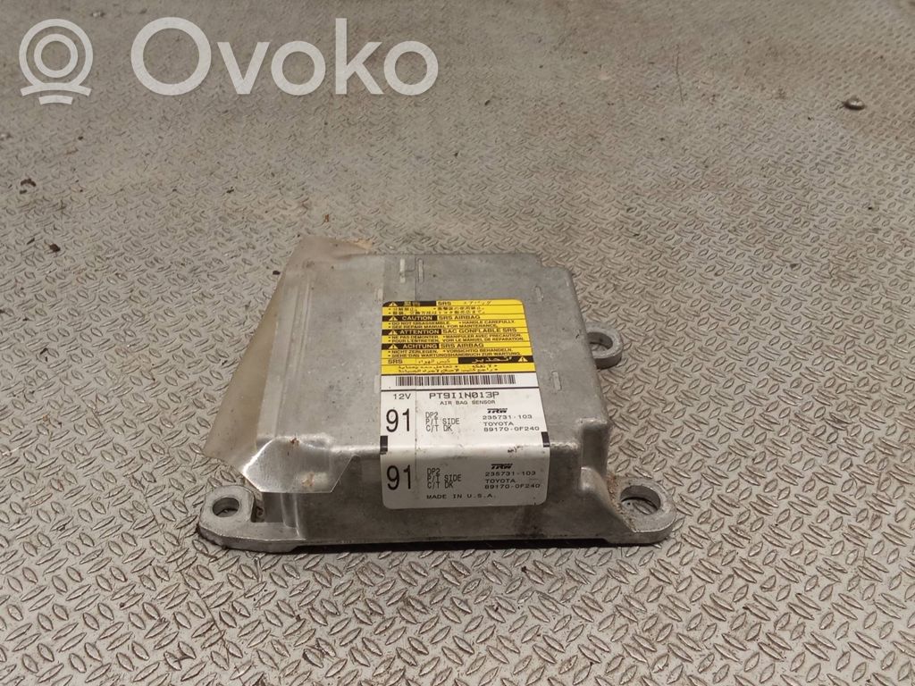Toyota Corolla Verso AR10 Unitate/modul de comandă airbaguri 