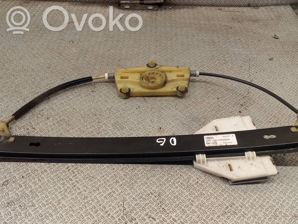 Macara geam spate fără motor   4F0839462A