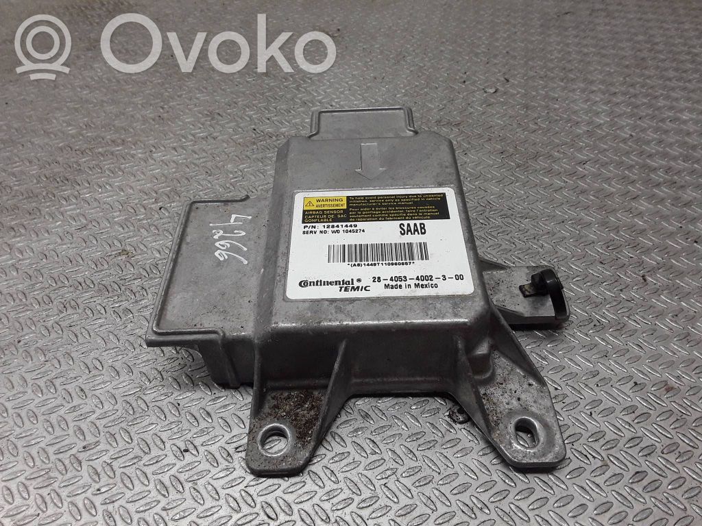 Airbag control unit/module   12841449