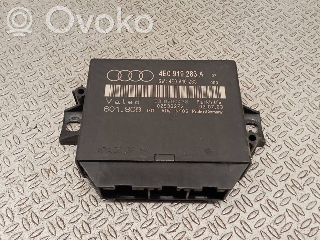 Audi A8 S8 D3 4E Unitate/modul de comandă parcare PDC 