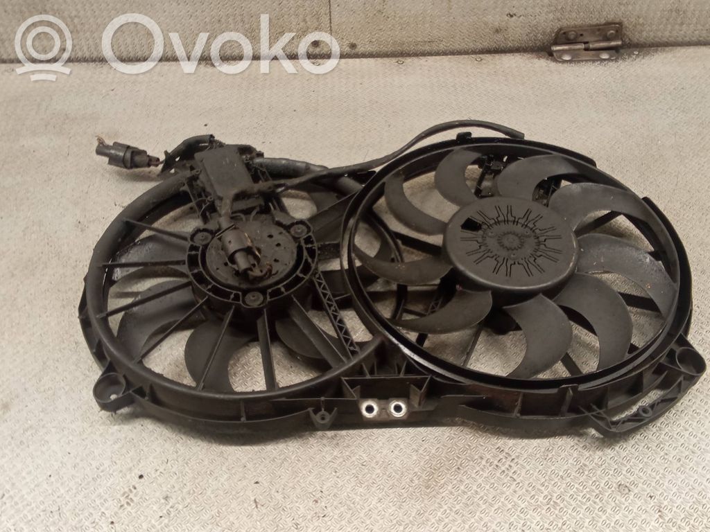 Audi A6 S6 C6 4F Ventilatore di raffreddamento elettrico del radiatore 
