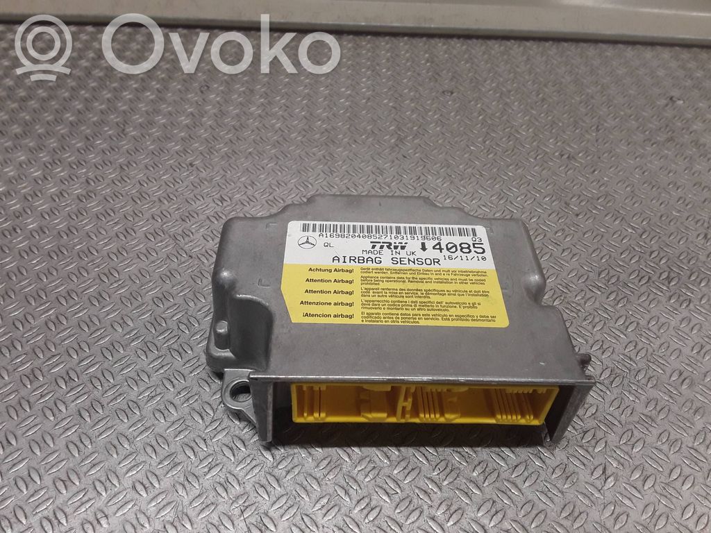 Mercedes-Benz A W169 Unitate/modul de comandă airbaguri 